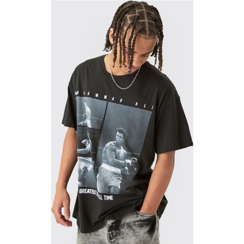 T-shirt oversize imprimé Mohamed Ali - S - Boohooman - Modalova