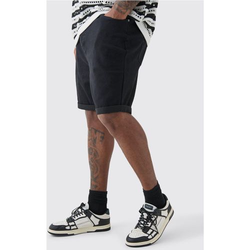 Grande taille - Short en jean stretch en - 38 - Boohooman - Modalova