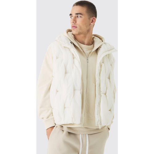 Veste sans manches matelassée - XS - Boohooman - Modalova