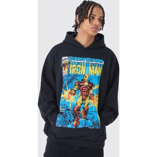 Sweat à capuche oversize à imprimé Iron Man homme - S - Boohooman - Modalova