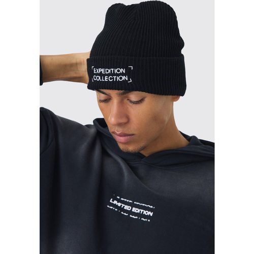 Bonnet à broderie - Expedition Collection - ONE SIZE - Boohooman - Modalova