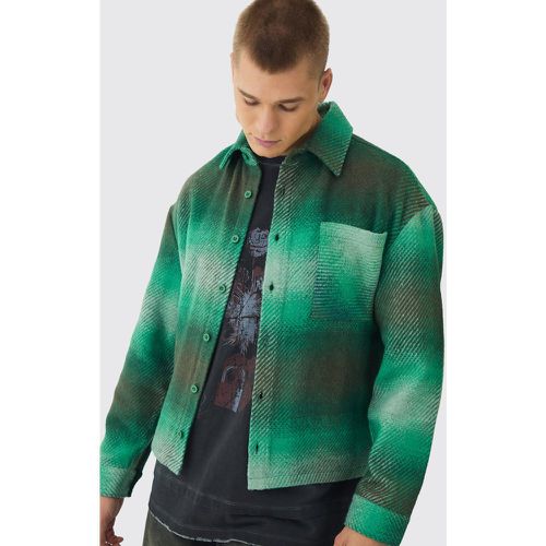 Surchemise oversize à carreaux - L - Boohooman - Modalova