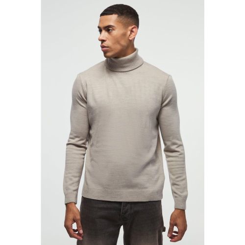 Pull à col roulé et manches longues - S - Boohooman - Modalova