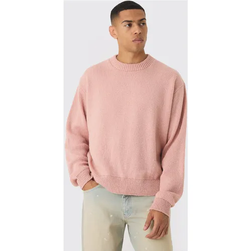 Pull oversize en maille brossée - S - Boohooman - Modalova