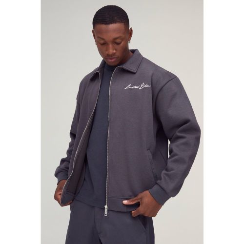 Bomber oversize à imprimé crâne homme - S - Boohooman - Modalova