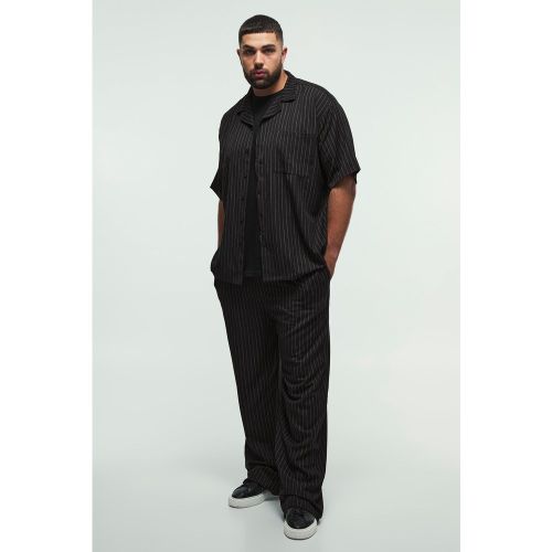 Tall - Ensemble avec chemise et pantalon large - XXXL - Boohooman - Modalova