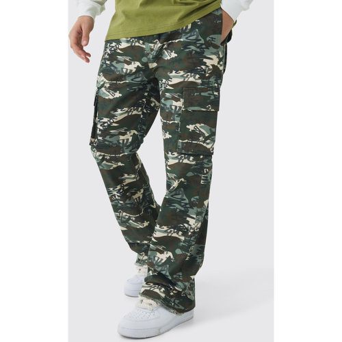 Pantalon cargo large à taille élastiquée - S - Boohooman - Modalova