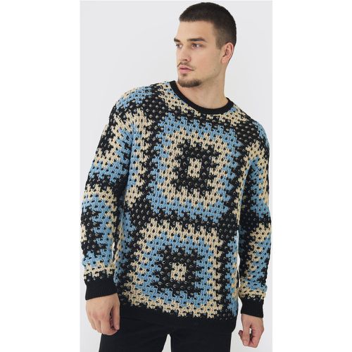 Tall - Sweat oversize en crochet - S - Boohooman - Modalova