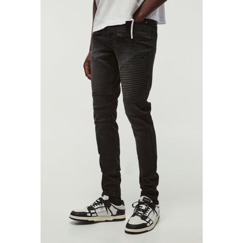 Jean skinny déchiré au genou - 32R - Boohooman - Modalova