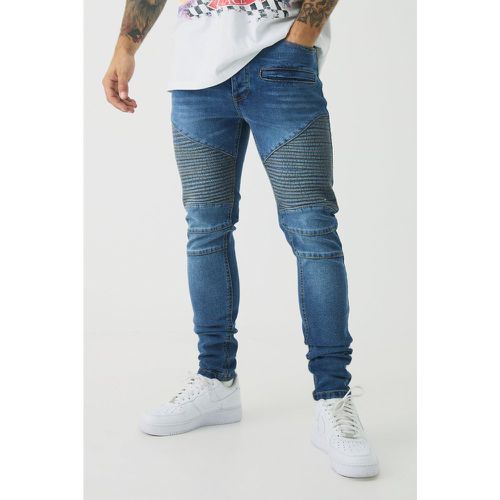 Jean skinny déchiré au genou - 28R - Boohooman - Modalova