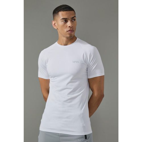 T-shirt de sport moulant - MAN Active homme - L - Boohooman - Modalova