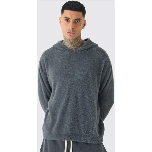 Tall - Sweat à capuche oversize en maille - S - Boohooman - Modalova