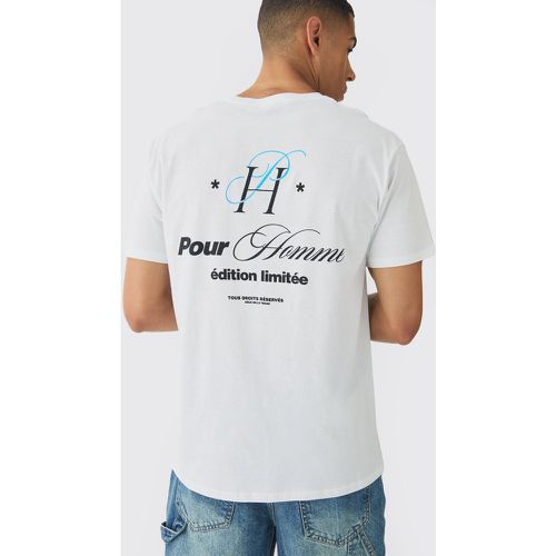 T-shirt cintré imprimé - L - Boohooman - Modalova