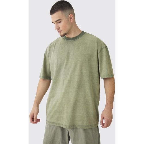 Tall - T-shirt oversize délavé - S - Boohooman - Modalova