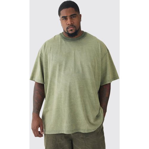 Grande taille - T-shirt oversize délavé - XXXL - Boohooman - Modalova