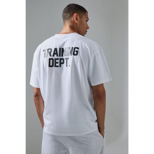 T-shirt oversize à imprimé Training Dept homme - L - Boohooman - Modalova