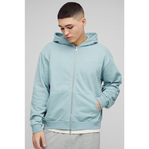 Sweat à capuche oversize zippé homme - S - Boohooman - Modalova