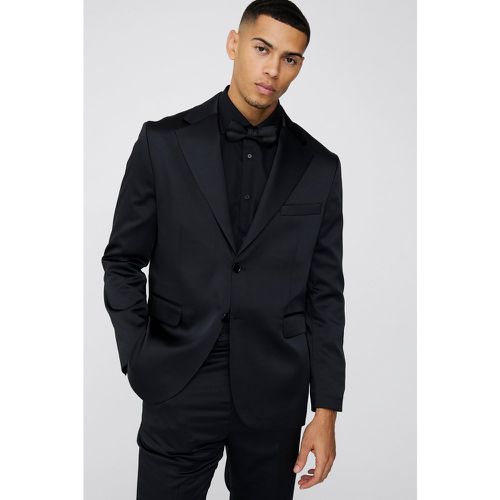 Blazer droit satiné - 34 - Boohooman - Modalova