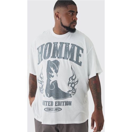 Grande taille - T-shirt oversize - XXXL - Boohooman - Modalova