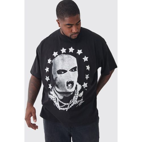 Grande taille - T-shirt oversize imprimé - XXXL - Boohooman - Modalova