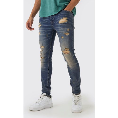 Jean skinny déchiré - 28R - Boohooman - Modalova