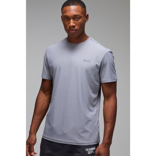 T-shirt de sport à slogan - MAN Active homme - S - Boohooman - Modalova