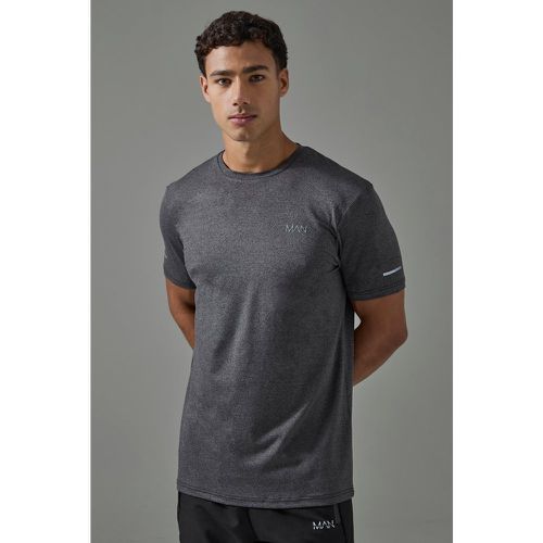 T-shirt de sport à slogan - MAN Active homme - S - Boohooman - Modalova