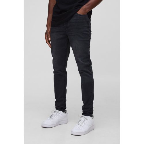 Jean skinny stretch foncé - 28R - Boohooman - Modalova