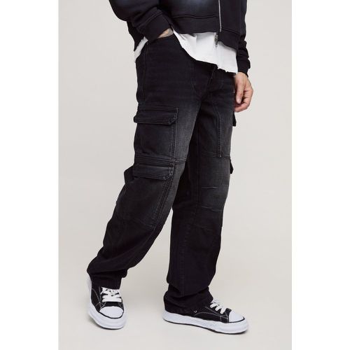 Tall - Pantalon cargo épais à poches cargo multiples - 30 - Boohooman - Modalova