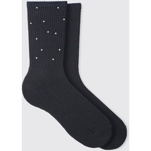 Chaussettes à strass - ONE SIZE - Boohooman - Modalova