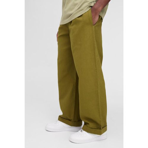 Pantalon cargo baggy à taille élastiquée - S - Boohooman - Modalova