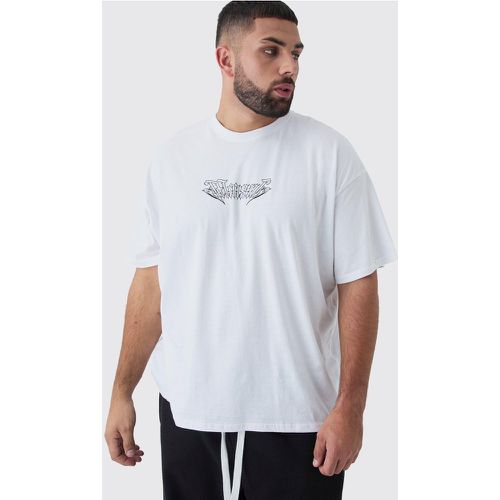 Grande taille - T-shirt oversize imprimé - XXXXL - Boohooman - Modalova