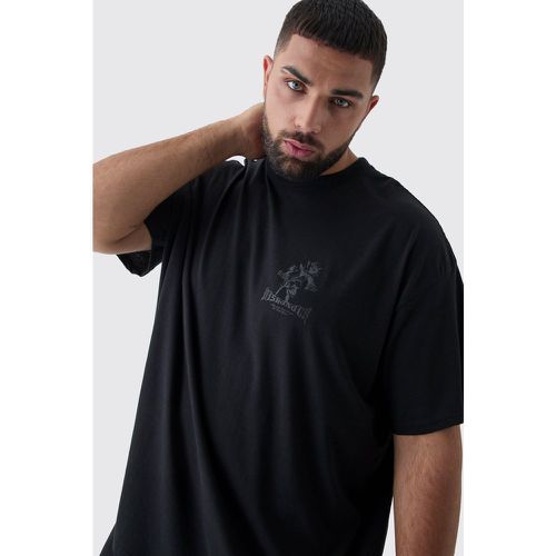 Grande taille - T-shirt oversize fleuri - XXXL - Boohooman - Modalova