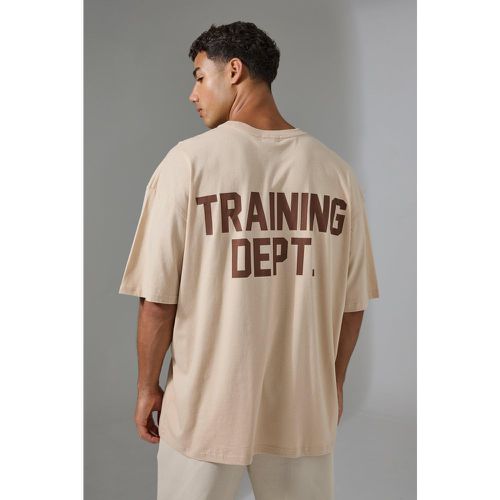 T-shirt oversize à imprimé Training Dept - S - Boohooman - Modalova