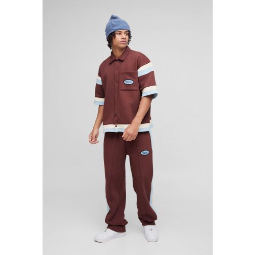 Survêtement ample universitaire homme - M - Boohooman - Modalova