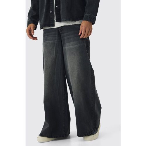 Jean large homme - bleu - 34R, bleu - Boohooman - Modalova