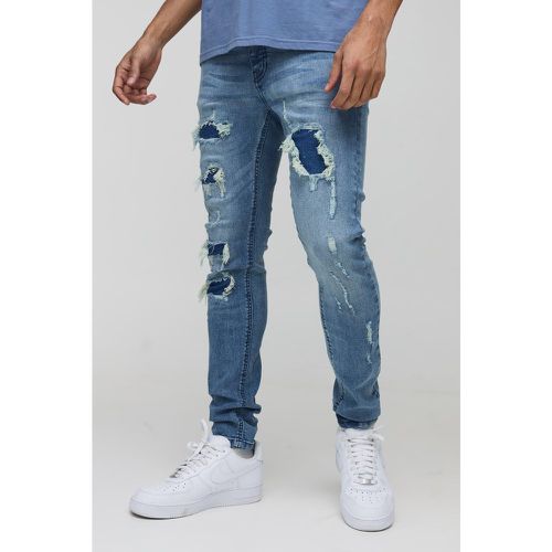 Jean skinny délavé - 28R - Boohooman - Modalova