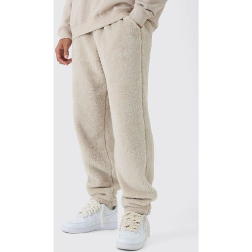 Jogging oversize confort en polaire - S - Boohooman - Modalova