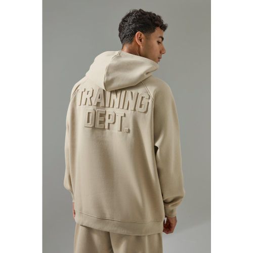 Sweat à capuche oversize à slogan - MAN Active - M - Boohooman - Modalova