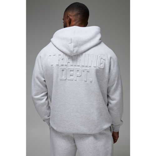 Sweat à capuche oversize à slogan - MAN Active - L - Boohooman - Modalova