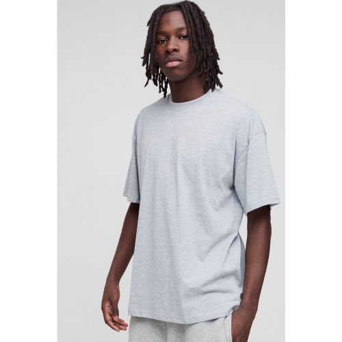 T-shirt basique oversize à col ras-du-cou - M - Boohooman - Modalova
