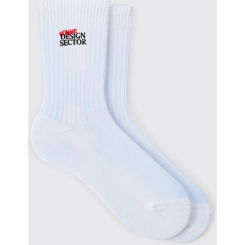 Chaussettes de sport brodées - Ofcl - ONE SIZE - Boohooman - Modalova