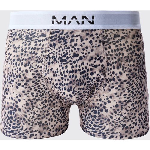 Boxer à imprimé léopard - MAN - L - Boohooman - Modalova