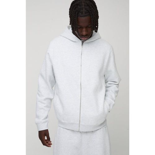 Sweat à capuche zippé basique homme - S - Boohooman - Modalova