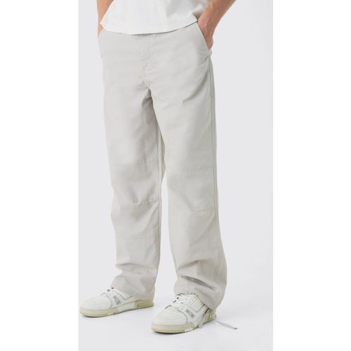 Pantalon large texturé - S - Boohooman - Modalova