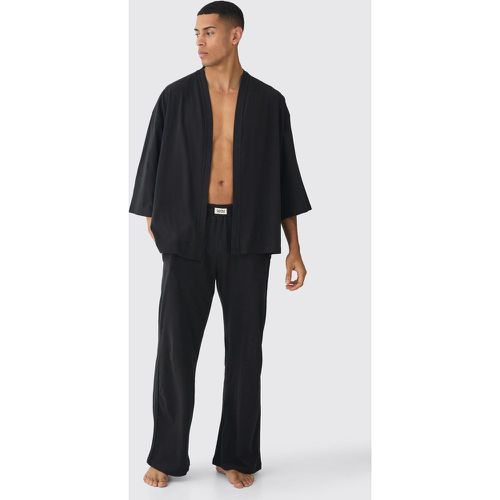 Ensemble oversize avec kimono et pantalon large - S - Boohooman - Modalova