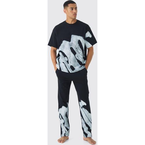 Ensemble confort oversize à imprimé graffiti - S - Boohooman - Modalova