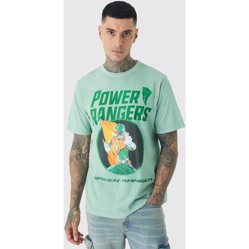 Tall - T-shirt à imprimé Power Ranger - M - Boohooman - Modalova