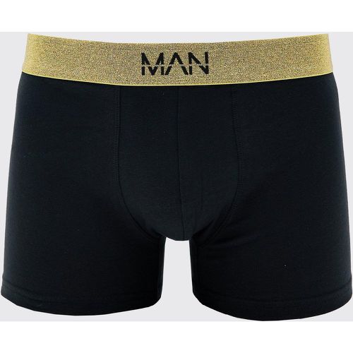 Boxer à logo doré - MAN - S - Boohooman - Modalova