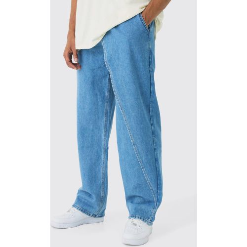 Jean baggy rigide - 30R - Boohooman - Modalova